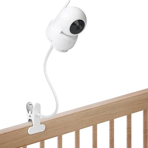 Baby Monitor Mount for VTech VM924/VM901/VM923 Video Baby Monitor, Flexible Gooseneck Arm Clamp Mount, Baby Camera Holder for VTech Monitor