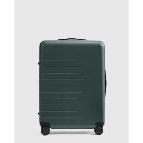 Expandable Medium Check-In Suitcase in Dark Green
