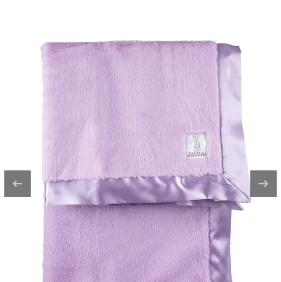 Purple Luxe Baby & Toddler Blanket (29" x 35") | Little Giraffe