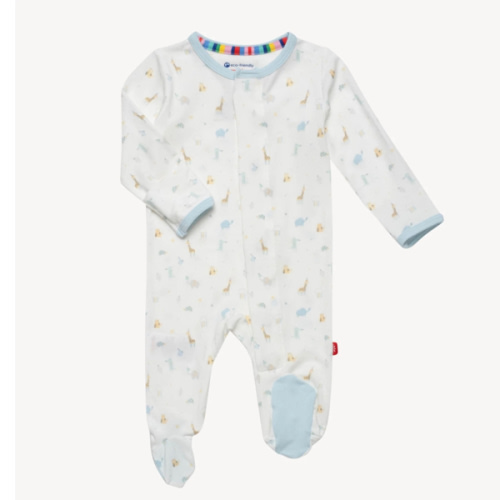 blue little bitty pretty one modal magnetic parent favorite footie – Magnetic Me