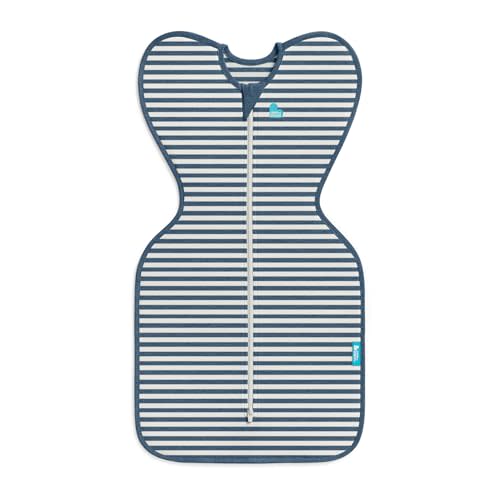 Love to Dream Swaddle UP, Baby Sleep Sack, Self-Soothing Swaddles for Newborns, Improves Sleep, Snug Fit Helps Calm Startle Reflex, New Born Essentials for Baby, 8-13lb, Denim