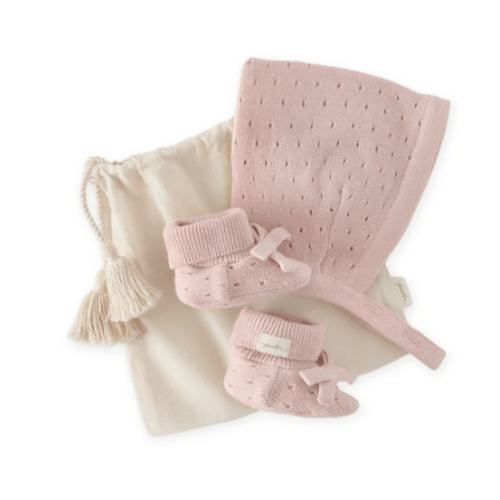 Pointelle Knit Gift Set