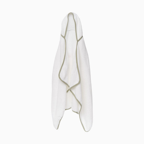 Lalo The Organic Hooded Towel - Coconut / Sage