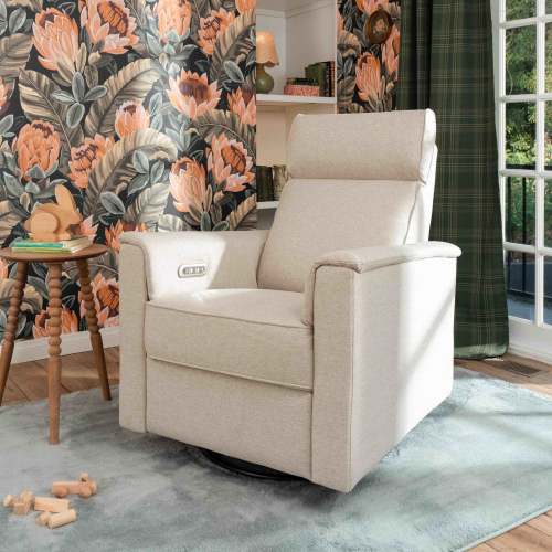 Monogram by Namesake Willa Plus Power Glider Recliner w/ Power Headrest