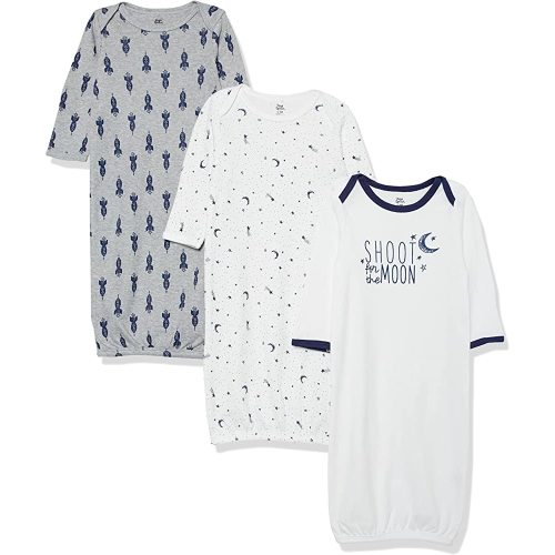 Yoga Sprout Cotton Gowns, 3 Pack