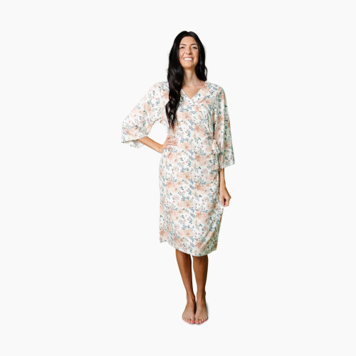 Copper Pearl Printed Women's Everyday Robe - Autumn, Large