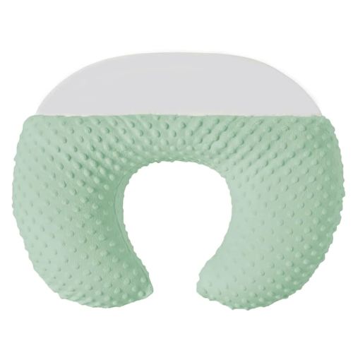 Nursing Pillow with Nursing Pillow Cover Set for Breastfeeding Moms, Ultra-Soft Nursing Pillows for Infant Newborn Baby Boy Girl (Green)