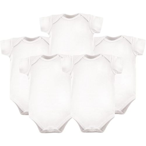 Luvable Friends Baby Girls' Cotton Bodysuits