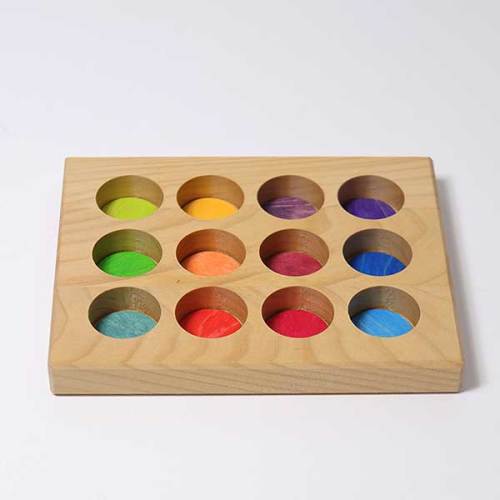 Sorting Board Rainbow (Grimms)