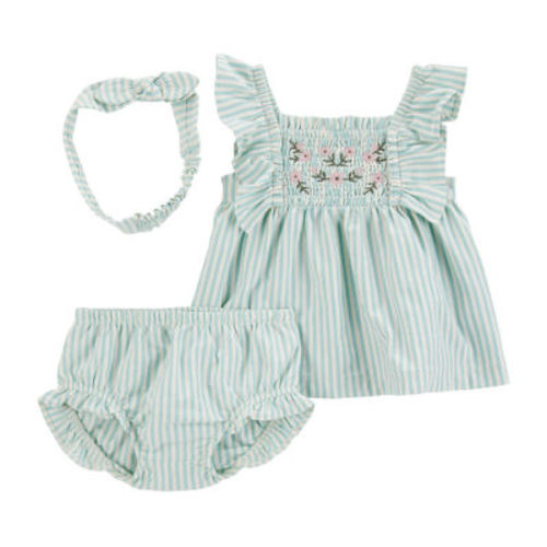 Carter's Baby Girls 3-pc. Short Set