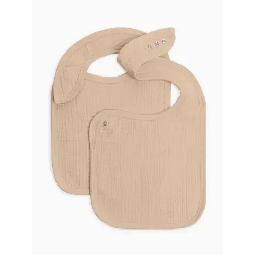 2-Pack Muslin Bibs