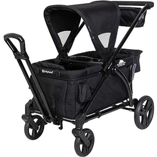 Baby Trend Expedition 2-in-1 Stroller Wagon PLUS, Ultra Black