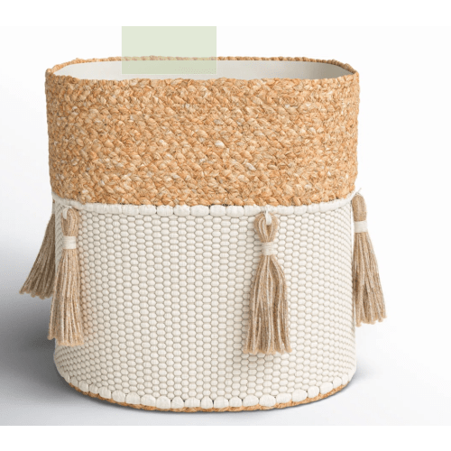 Birch Lane™ Gardenia Cotton And Jute Storage Bin For Baby Nursery or Kid's Room & Reviews | Birch Lane
