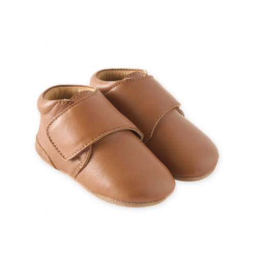 Leather Babble Bootie || chestnut