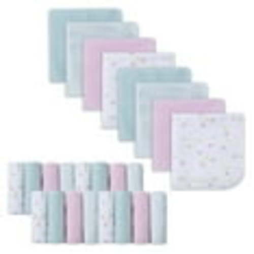 Baby Washcloths, Extra Soft and Ultra Absorbent Bath Cloth, Great Gifts for Newborn and Infants, 24 Pack, Unicorn
