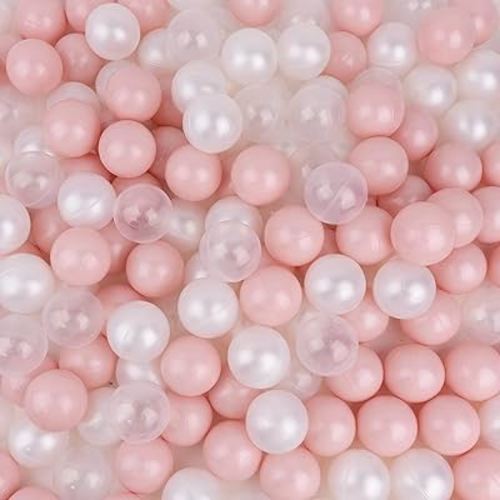 Ball Pit Balls 100 Phthalate Free BPA Free Crush Proof 2.16 Inches Plastic Balls for Ball Pit Ideal Gift for Toddlers Babies Kids Pool Water Toys Play Tent