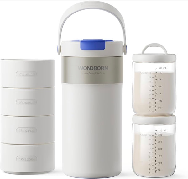 WONDBORN 22Oz Portable Breast Milk Cooler for Outdoors