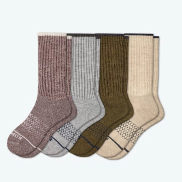 Women's Merino Wool Calf Sock 4-Pack