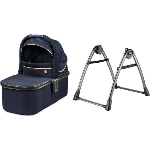 Peg Perego Bassinet With Home Stand - Blue Shine