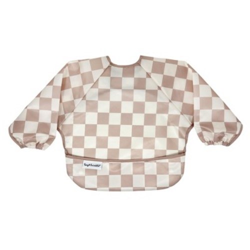 Tiny Twinkle Mess-Proof/Waterproof Long-Sleeve Baby Bib, Machine Washable Smock for Eating