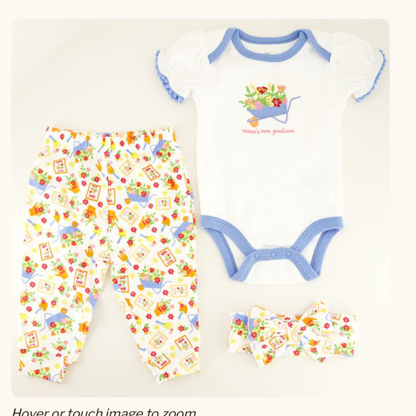 Infant Mini Gardener Jogger Set