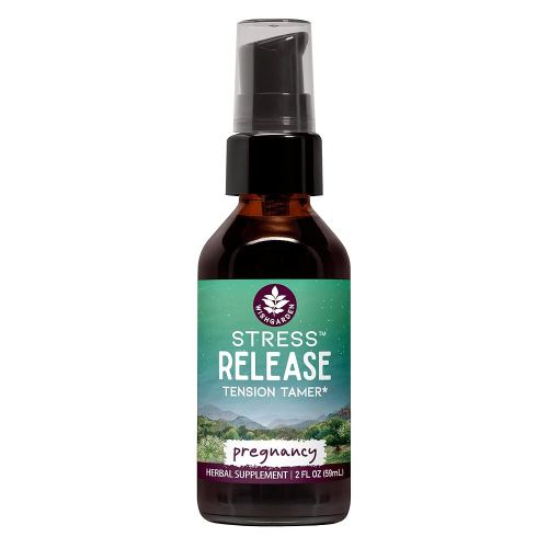 WishGarden Herbs Stress Release for Pregnancy - Natural Herbal Stress Relief Supplement with Lemon Balm & Chamomile, Adrenal Support for Pregnancy and Postpartum Promotes Relaxation and Calm, 2oz