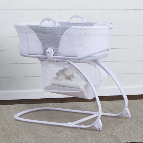 2-in-1 Moses Basket Bedside Bassinet Sleeper