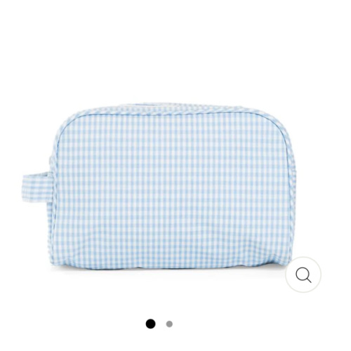 Dopp Bag - Stowaway - Gingham Mist