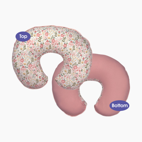 Boppy Organic Fabric Nursing Pillow Cover - Blush Cottage Garden