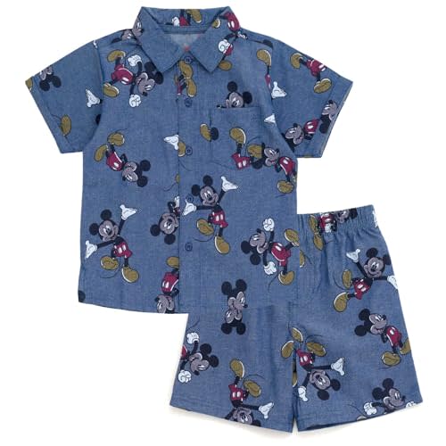 Disney Winnie the Pooh Mickey Mouse Outfit Set Shortall Dress Newborn to Little Kid