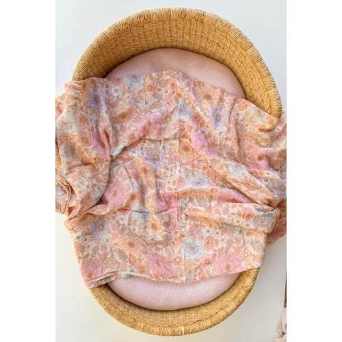 Muslin Swaddle Set | Pastel Bloom