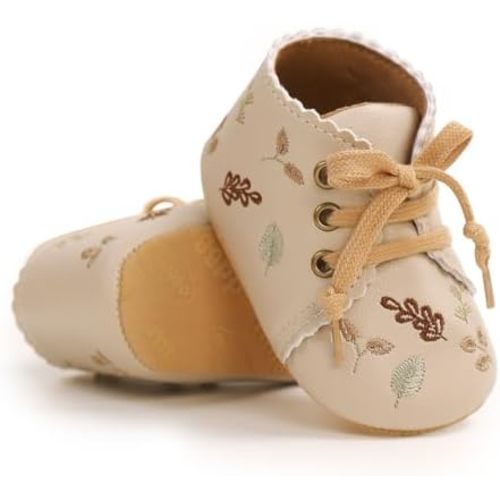 Baby Shoes Mary Jane Flats Non Slip Soft Sole Infant Toddler Sneakers First Walkers Party Christmas Dress Shoes