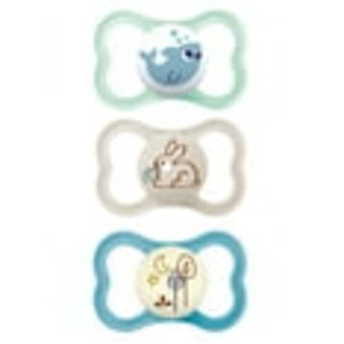 MAM Air Day & Night Pacifiers (3 pack), MAM Sensitive Skin Pacifier 6+ Months, Glow in the Dark Pacifier, Best Pacifier for Breastfed Babies, Baby Boy Pacifiers