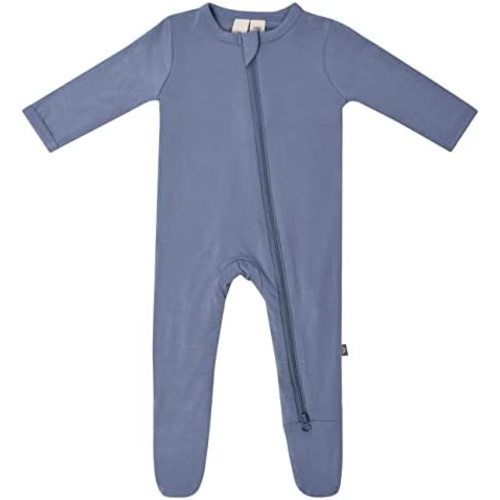 Kyte Zipper Footie, Color Slate, 6-12 months