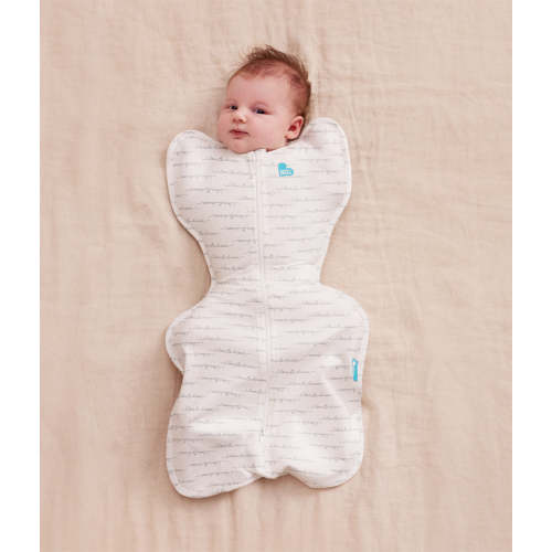 Swaddle Up™ 1.0 TOG Cotton White Dreamer