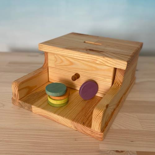 Montessori bebe object permanence box | Montessori baby toys | Wooden Montessori toys | Handmade wooden toys