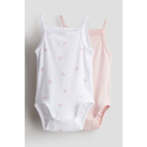 2-pack Sleeveless Cotton Bodysuits