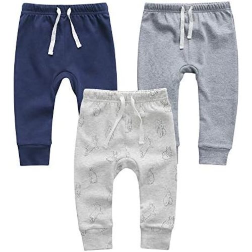 Owlivia Organic Baby Pant Legging Jogger for Infant, Boys Girls Toddler