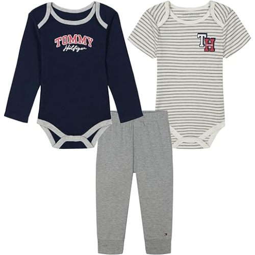 Tommy Hilfiger boys 2pc Creeper and Pant Set