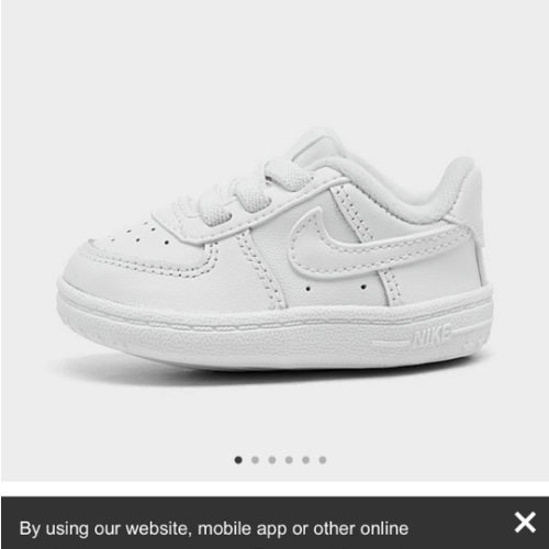 Infant Nike Air Force 1 Crib Casual Shoes | Finish Line