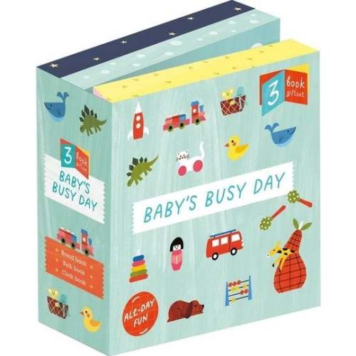 Baby's Busy Day 3 Book Gift Set (Let's Play/Splash!/Goodnight)