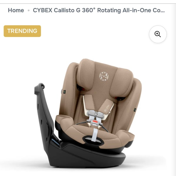 CYBEX Callisto G 360° Rotating All-in-One Convertible Car Seat