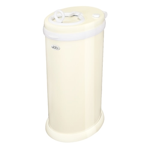Ubbi stainless steel diaper pail - ivory