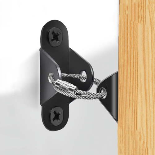 Furniture Straps (6packs), Baby Proofing Metal Anti-Tip Furniture Straps kit for Baby Proofing & Pet Protecting, Anti-Shedding, Secure Bookshelf, Cabinet, Dresser