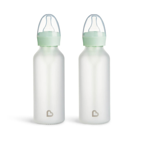 Bond™ Silicone Glass Bottle 8oz, 2pk | Munchkin