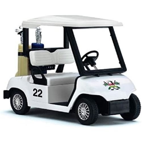 KiNSFUN Golf Cart 4½" Die Cast Metal Model Pullback Action Toy