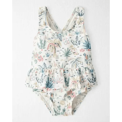 Baby Recycled Tropical-Print Swimsuit - Little Planet | Carter's