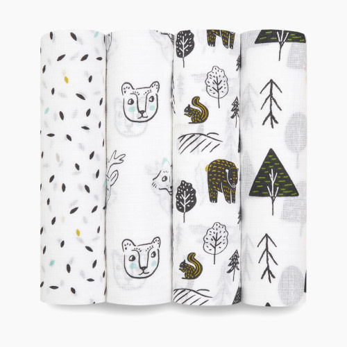 Aden + Anais Essentials Cotton Muslin Swaddle (4 Pack) - Making Sense