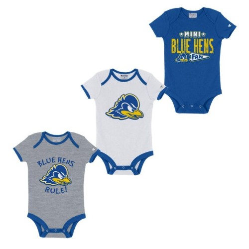 Youth Champion rbl Delaware Blue Hens Infant Bodysuit 3PK