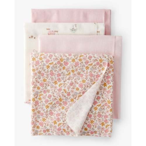 Baby 4-Pack Floral Receiving Blankets - Pink - Carter's | Carter's